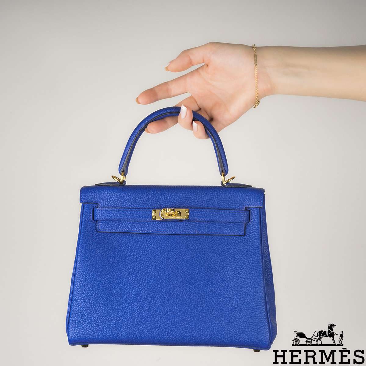 Hermès Blue Royal Togo Birkin 25 Gold Hardware, 2022 Available For